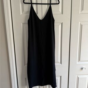 Everlane Black Slip Dress